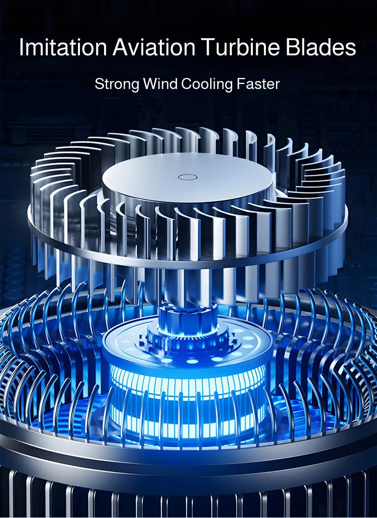 💸 2025 Hanging Neck Fan Portable Rechargeable Bladeless Air Cooler