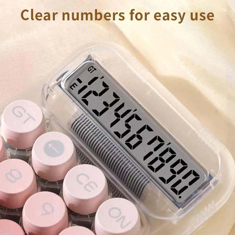 DS 360™ Student Specific 1-PC Clear Big -Button Calculator!