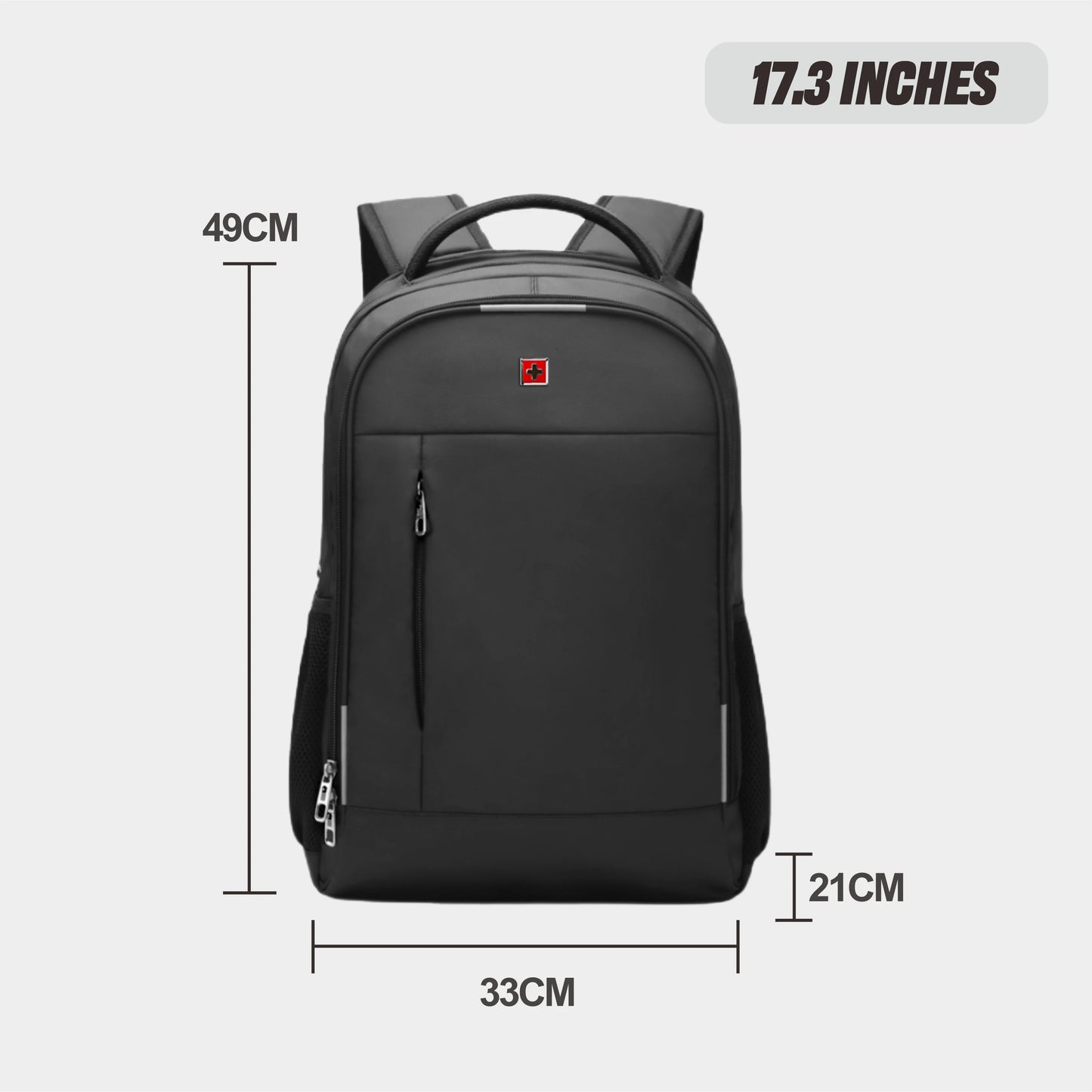 🔥 SWISS™ MilITARY-TECH Laptop Backpack USB 17 Inch (Big-Pouch) Backpack💦 Waterproof