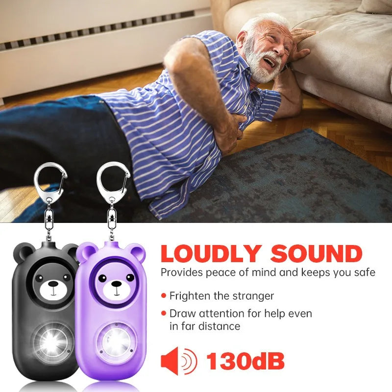 🚨 DS 360™ "HeyBear" Rechargeable 130db Personal Security Siren/Alarm with LED Flasher!