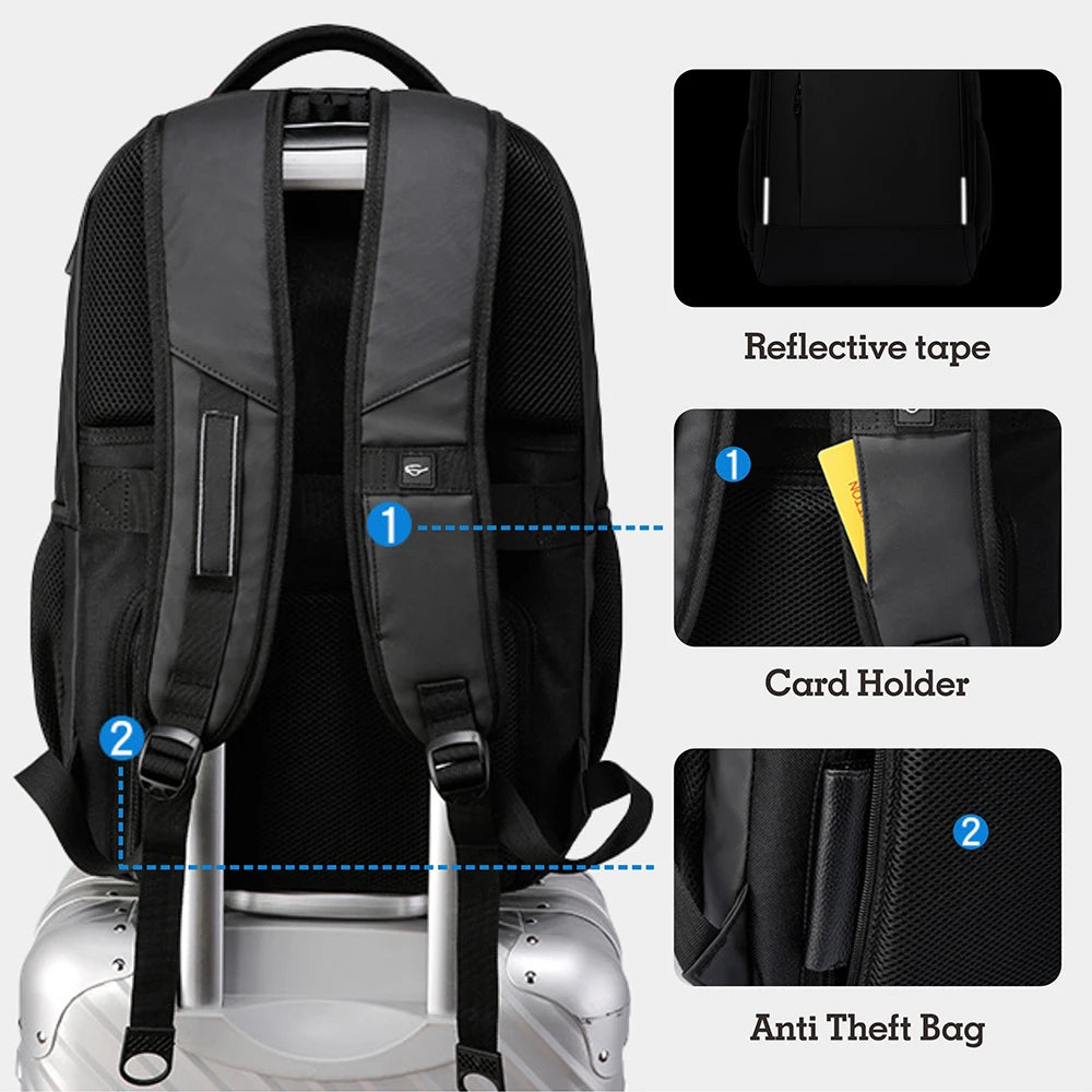 🔥 SWISS™ MilITARY-TECH Laptop Backpack USB 17 Inch (Big-Pouch) Backpack💦 Waterproof