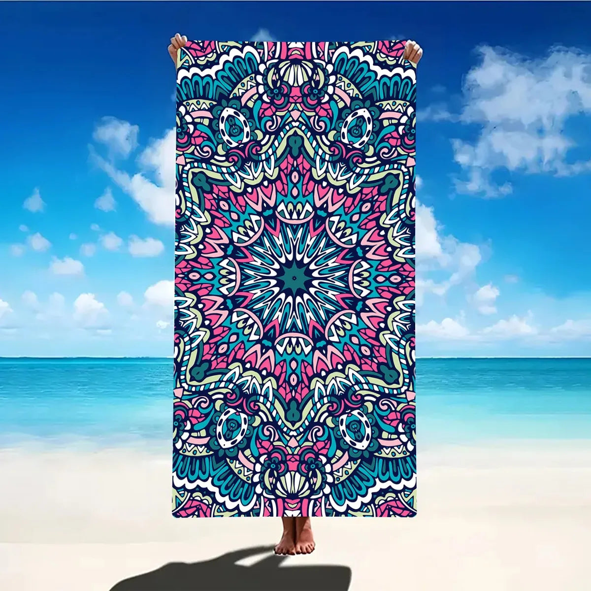 'Boho Beach' OVERSIZED Mandala Towel