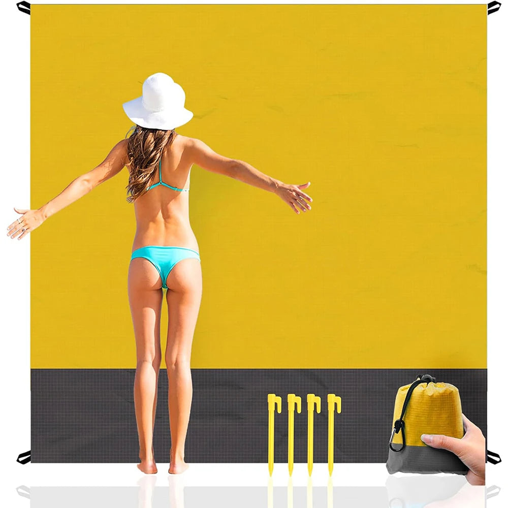 DS 360™ "SandStopper 200 X 210cm Waterproof Beach Blanket" (All- terrain)