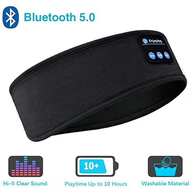 DS 360™ "Soft-Sounds" Wireless Head Gear Bluetooth Blackout Headband.
