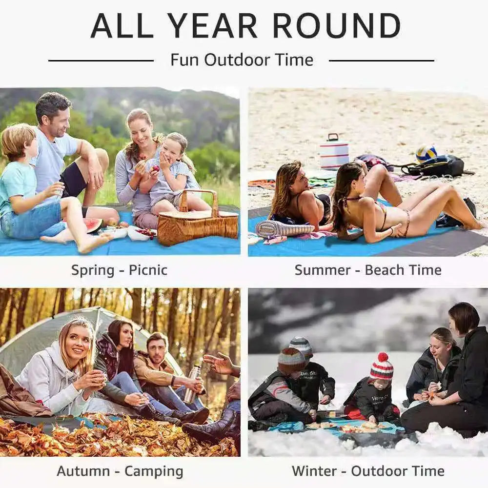 DS 360™ "SandStopper 200 X 210cm Waterproof Beach Blanket" (All- terrain)