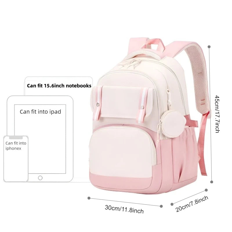 🔥 Cinnamoroll™ Tri-Seam Double Stich Backpack w/ Mochila & Coin Purse!