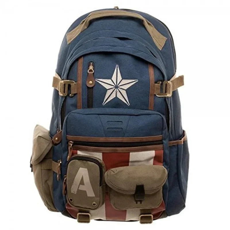 DS 360™ Marvel Avengers Deadpool, Captain America, Batman Backpacks, Outdoor ,Trave,l High Capacity Backpacks