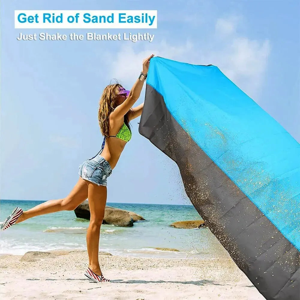 DS 360™ "SandStopper 200 X 210cm Waterproof Beach Blanket" (All- terrain)