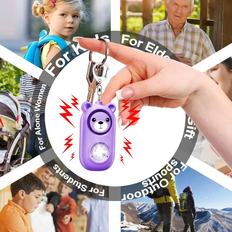 🚨 DS 360™ "HeyBear" Rechargeable 130db Personal Security Siren/Alarm with LED Flasher!