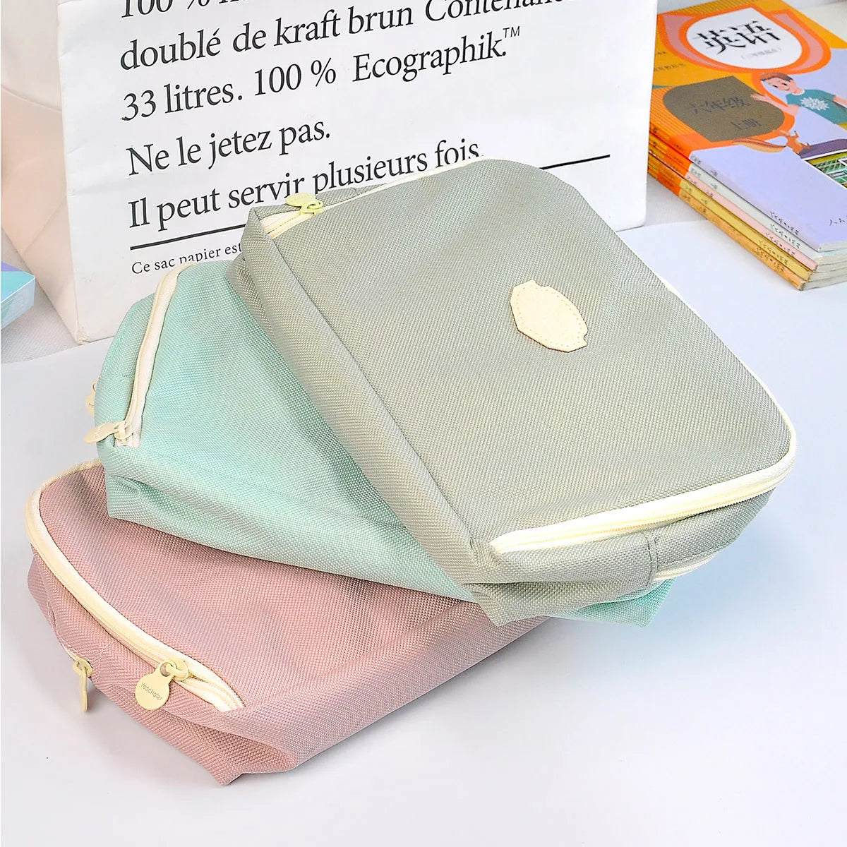 DS 360™ Pastel all weather large capacity pencil case.