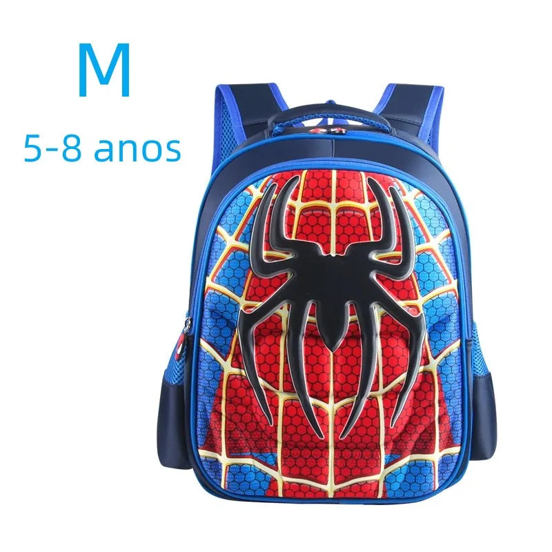 DS 360™ Spider King Kids Backpack: Waterproof Nylon & Large Capacity for all grades.