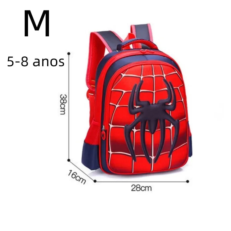 DS 360™ Spider King Kids Backpack: Waterproof Nylon & Large Capacity for all grades.