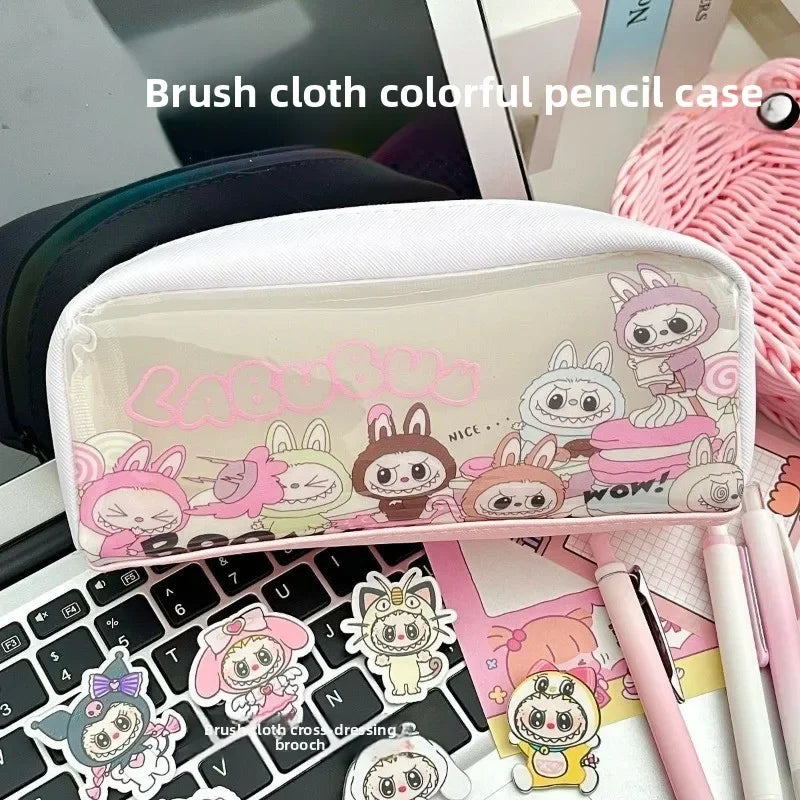 DS 360™ "Lub. Pink and clear pencil bag.
