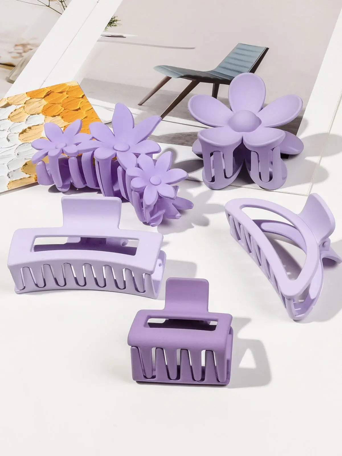 'The Essentials' 5-Piece Claw Clip Set
