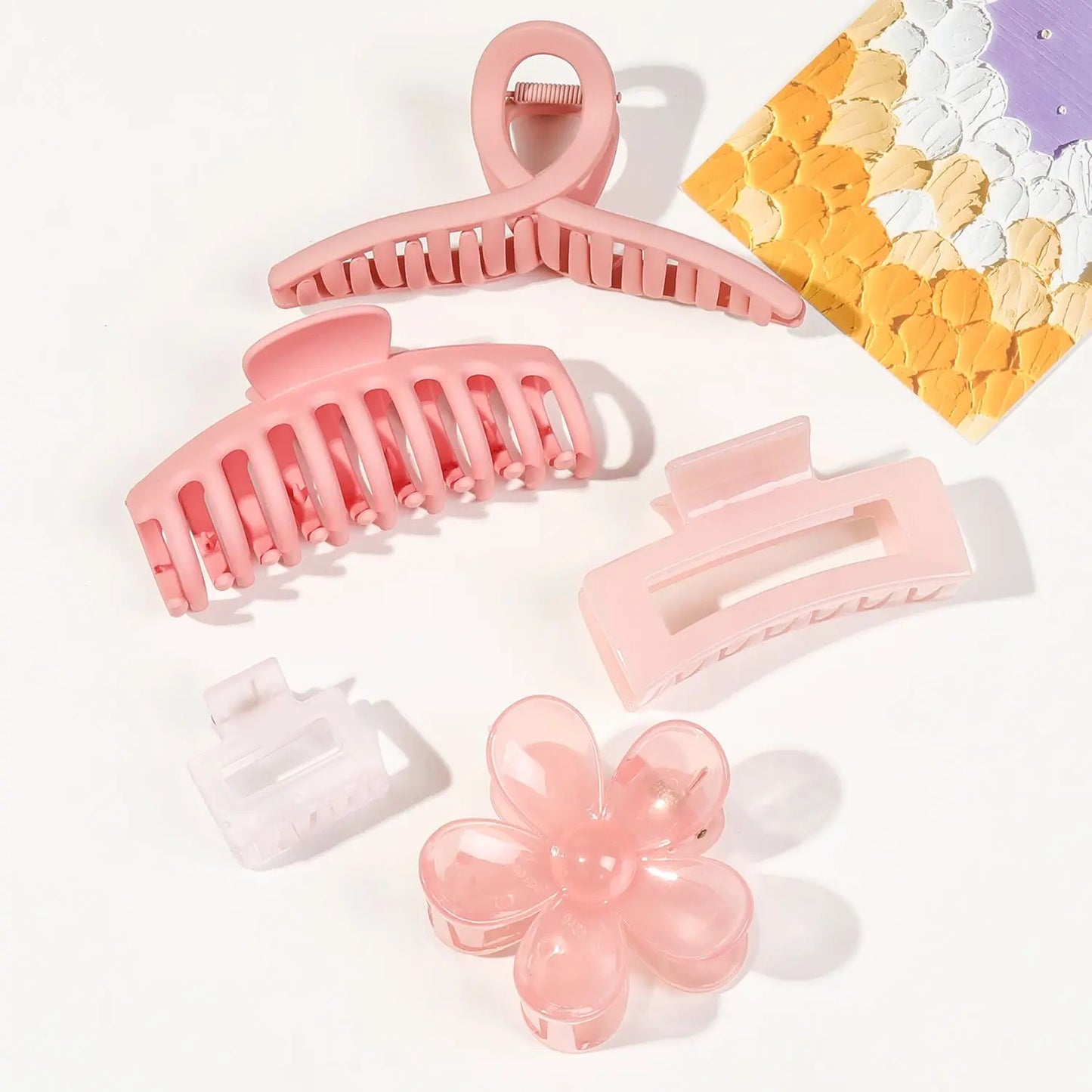 'The Essentials' 5-Piece Claw Clip Set