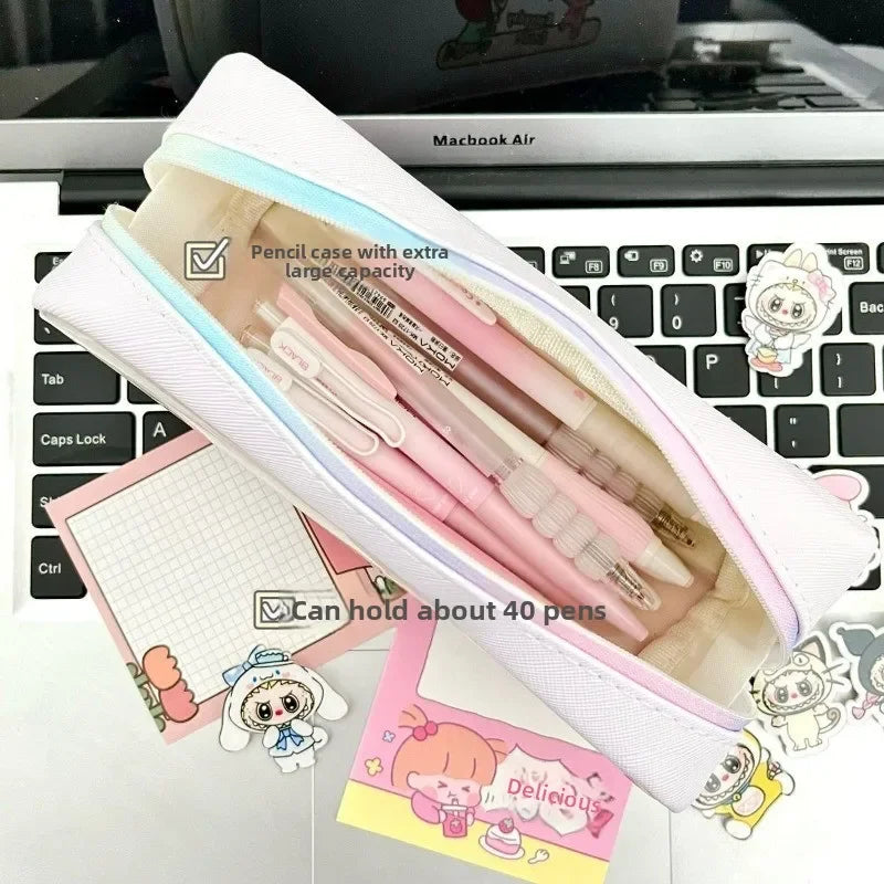 DS 360™ "Lub. Pink and clear pencil bag.