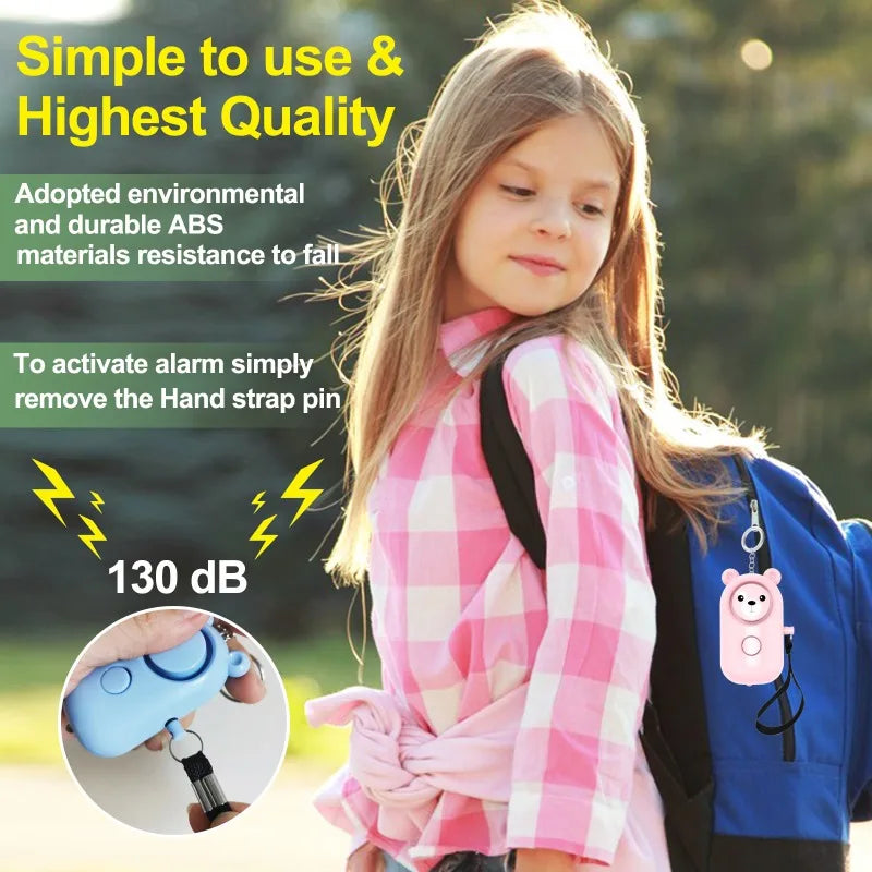 🚨 DS 360™ "HeyBear" Rechargeable 130db Personal Security Siren/Alarm with LED Flasher!