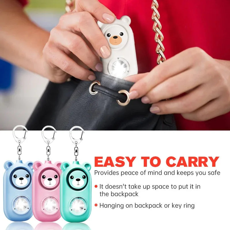 🚨 DS 360™ "HeyBear" Rechargeable 130db Personal Security Siren/Alarm with LED Flasher!