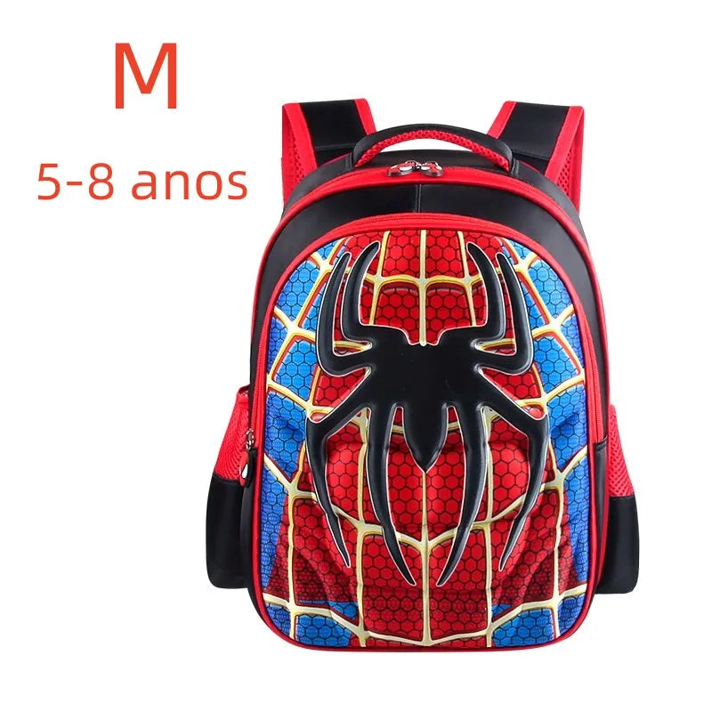DS 360™ Spider King Kids Backpack: Waterproof Nylon & Large Capacity for all grades.