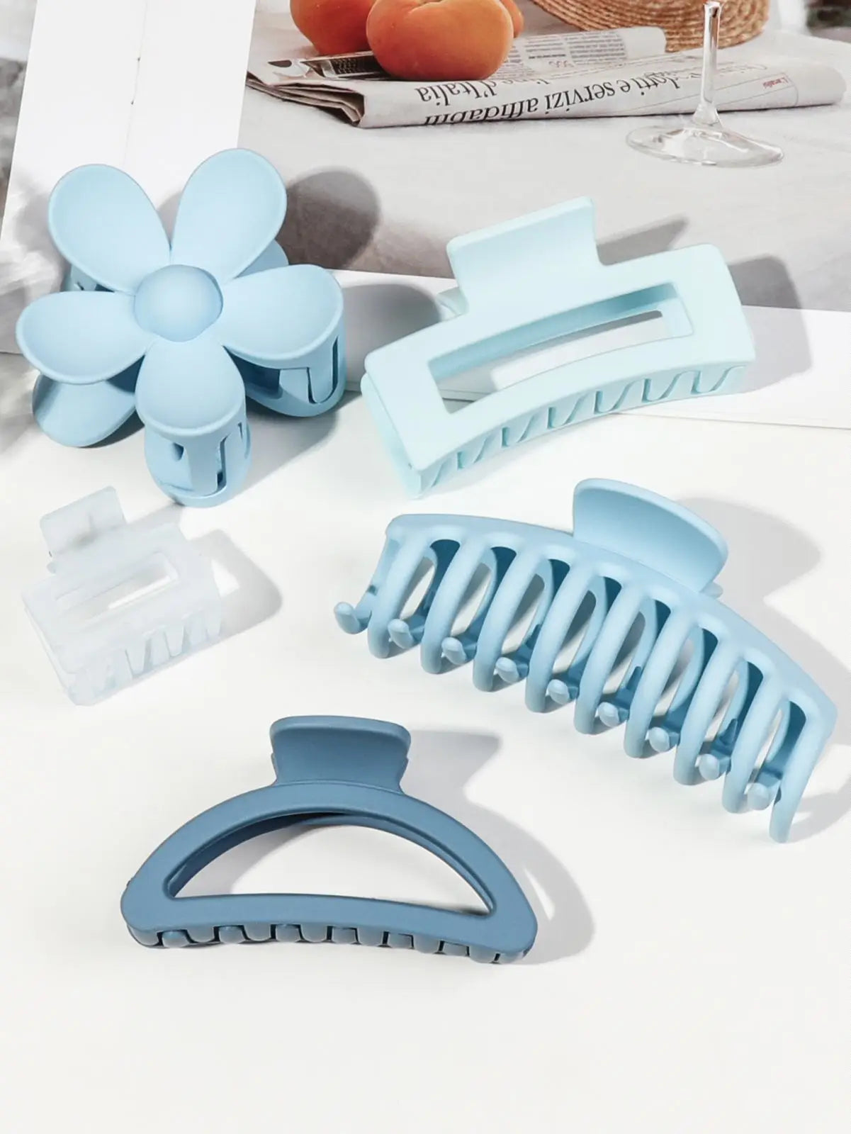'The Essentials' 5-Piece Claw Clip Set