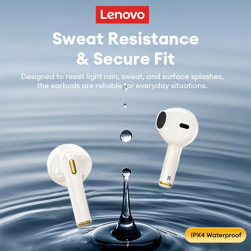'DS 360™ Feature* Original Lenovo LP22 Pro Wireless Bluetooth Headphones True Wireless TWS With Mic Touch !
