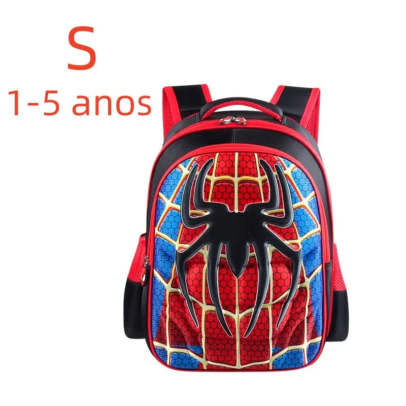 DS 360™ Spider King Kids Backpack: Waterproof Nylon & Large Capacity for all grades.