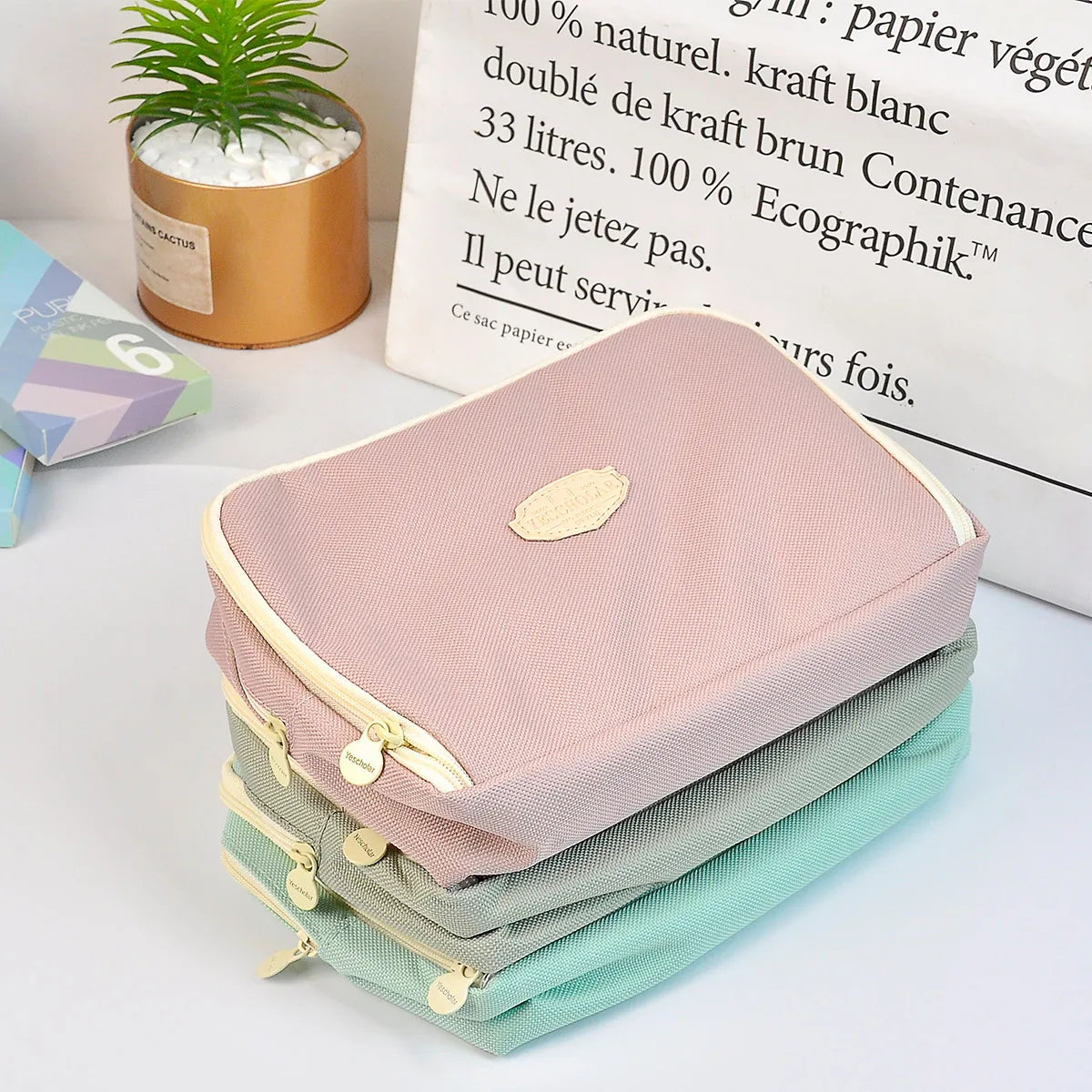 DS 360™ Pastel all weather large capacity pencil case.