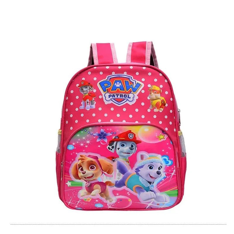 DS 360™ Paw Patrol Kids Peripheral Backpack, Kawaii Puppy Print School Backpack,