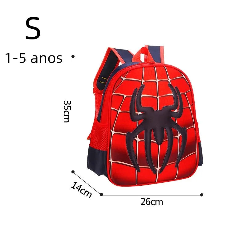 DS 360™ Spider King Kids Backpack: Waterproof Nylon & Large Capacity for all grades.