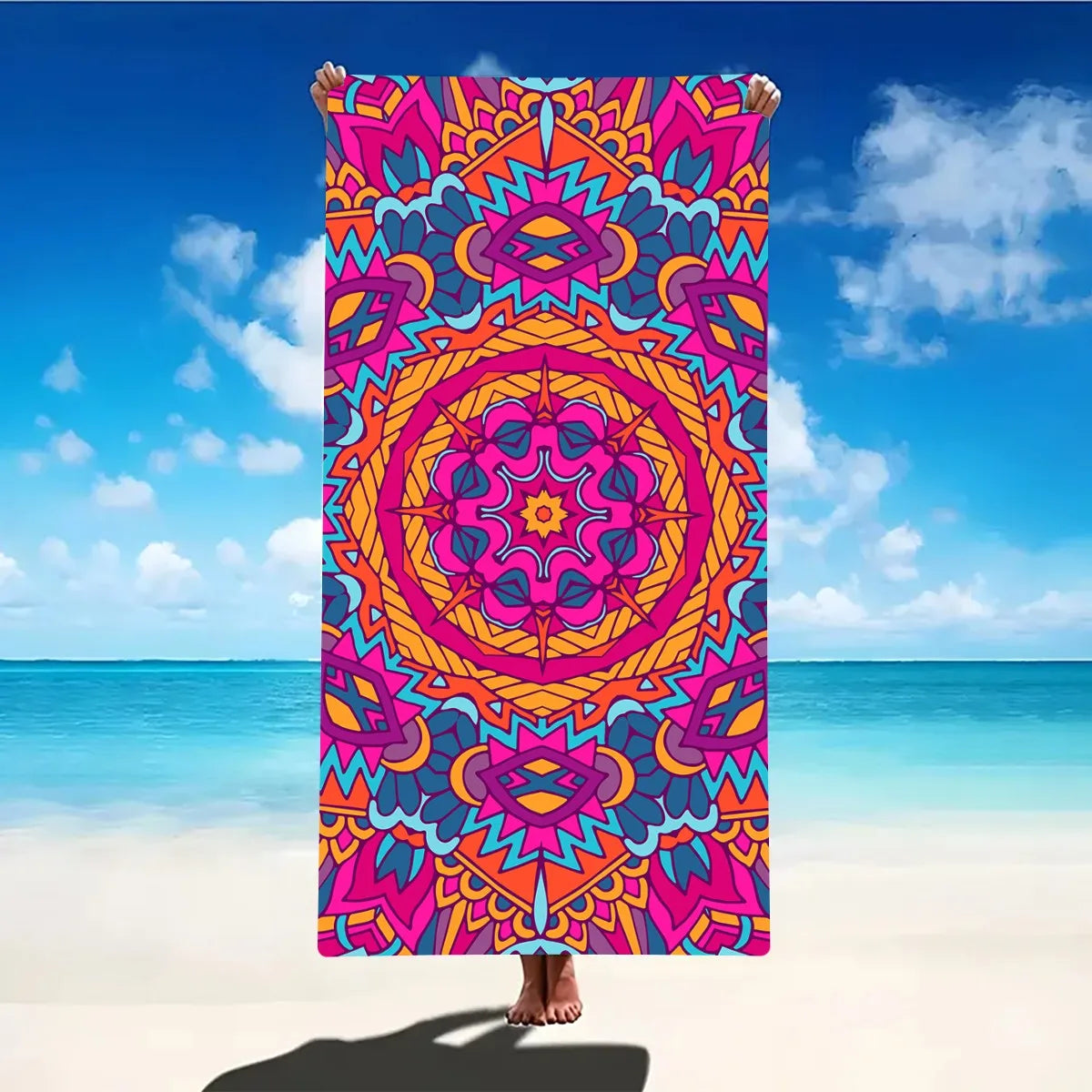 'Boho Beach' OVERSIZED Mandala Towel