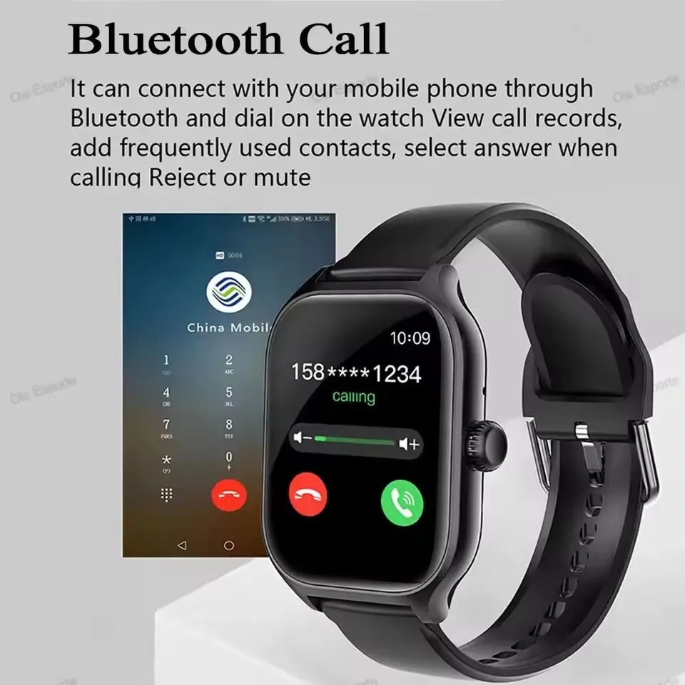 'DS 360™ 'Pulse Connect' Smart Watch 2.01 Inch HD Display Answer Make Call Message Preview Sport Modes DIY Dial Weather Forecast For Men Women