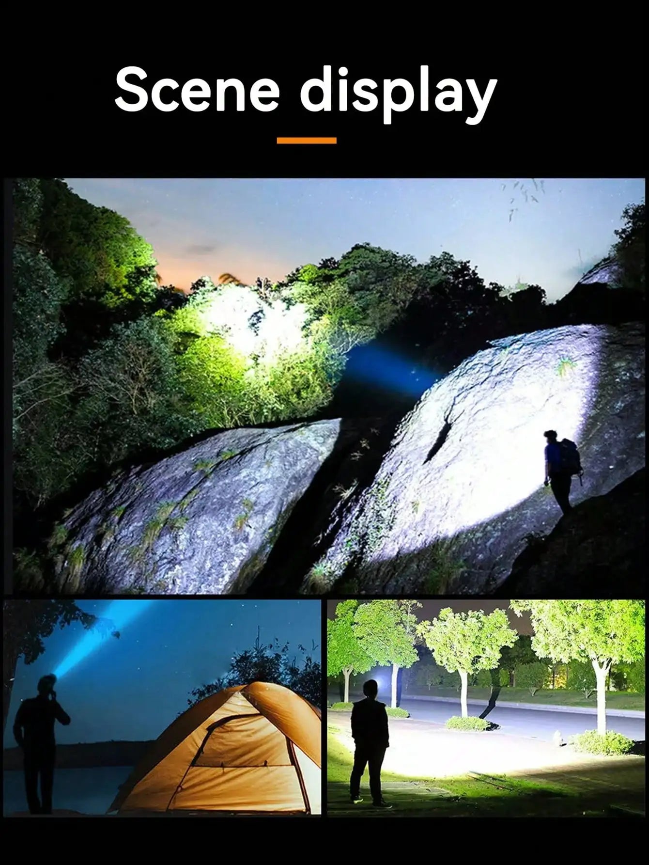 'DS 360™ Rechargeable 5 LED 
Head-Torch / Heavy-Duty Battery.